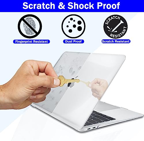 GVTECH Case for MacBook Air 13.6 inch 2026 2025 2024 2023 2022 Release M5 A3449 M4 A3240 M3 A3113 M2 A2681, Plastic Hard Shell, Black Case - color: Black Case, size: Mac Air 13.6(2022-25 M4 A3240 M3 A3113 M2 A2681)