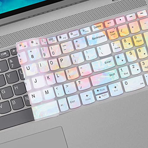 Keyboard Cover for Lenovo Yoga 7i 15.6" 16", Ideapad 3/Idepad 3i/Ideapad 5/Ideapad 5 15.6 17.3, Lenovo Flex 5 15.6, Yoga Slim 7 15, ideaPad Slim 7 15.6, ThinkBook 15/15P G2 G3 G4 - color: Colors