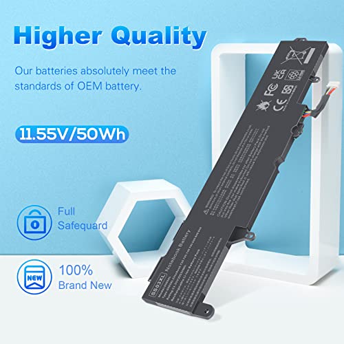 Futurebatt SS03XL Battery 933321-855 for Hp EliteBook 840 g6,EliteBook 730 735 740 745 830 836 840 846 G5 ZBook 14U G5 G6 Series SS03050XL-PL 932823-171 HSN-113C-4 932823-421 HSN-112C HSTNN-IB8C - size: SS03XL