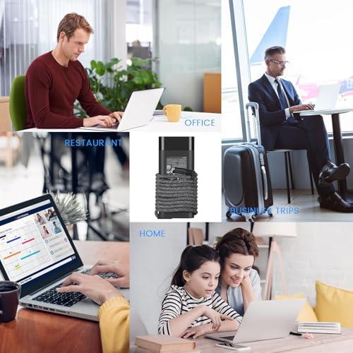 110W USB-C Laptop Charger Compatible with HP ZBook Firefly 16 G9 G10 EliteBook 865 G9 860 G10 Dragonfly Pro Chromebook14 Ceramic White HP Elite Dragonfly G3 Series G3 Notebook PC AC Adapter