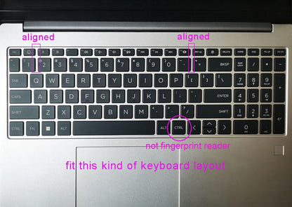 Keyboard Skin Compatible for 15.6" HP Laptop 15-fc 15-fd 15z-fc, HP Pavilion 15 15-eg/eh/er 15t-eg200/eg300 15z-eh300, HP Pavilion 17z 17z-cp000 17z-ca200 17-cn 17-cp (Large Letters, Pink) - color: Large Letters, Pink