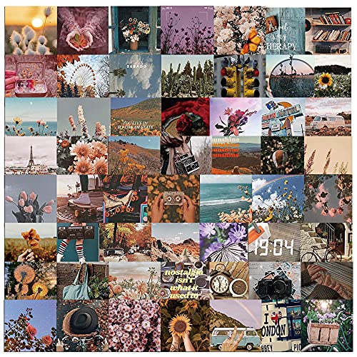 Vintage Scrapbooking Stickers Supplies Kit, Aesthetics Scenery Traveler Decor Literary Landscape Nature Stickers for Junk Bullet Journals Planners Stickers Art Craft Kits - style: VintageLiterature