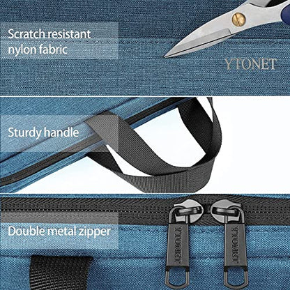 Ytonet 14 Inch Laptop Sleeve, Water Resistant TSA Laptop Case with Handle | Protective Computer Carrying Case Compatible with MacBook HP Dell Lenovo Asus Notebooks, Gifts for Men Women, Deep Teal - color: Deep Teal, size: 14 in