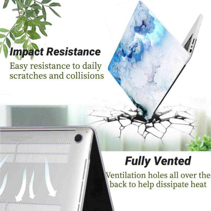Compatible with MacBook Pro 14 inch Pro/Max Case 2025-2021 M5/M4/M3/M2/M1 Models A3434 A3185 A3401 A3112 A2918 A2992 A2779 A2442, Plastic Laptop Shell & Keyboard Cover, Bright Blue Clouds - color: Bright Blue Clouds, size: Pro 14.2" (2026-2021)M5/M4/M3/M2