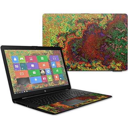 MightySkins Skin Compatible with HP 17t Laptop 17.3" (2017) - Rust | Protective, Durable, and Unique Vinyl Decal wrap Cover | Easy to Apply, Remove, and Change Styles | Made in The USA