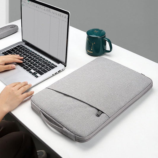 15.6In Laptop Case Sleeve, Protective Cover Bag with Accessories Pocket for 15-16In HP Asus Dell Lenovo Notebook - color: Gray