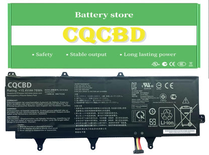 CQCQ C41N1802 Battery for ASUS ROG Zephyrus S GX701 GX701G GX701GX GX701GWR GX735GV GX735GW GX735GX GX735GXR GX735GWR GX735LWS GX701LV GX701LWS Serie (15.4V 76Wh)
