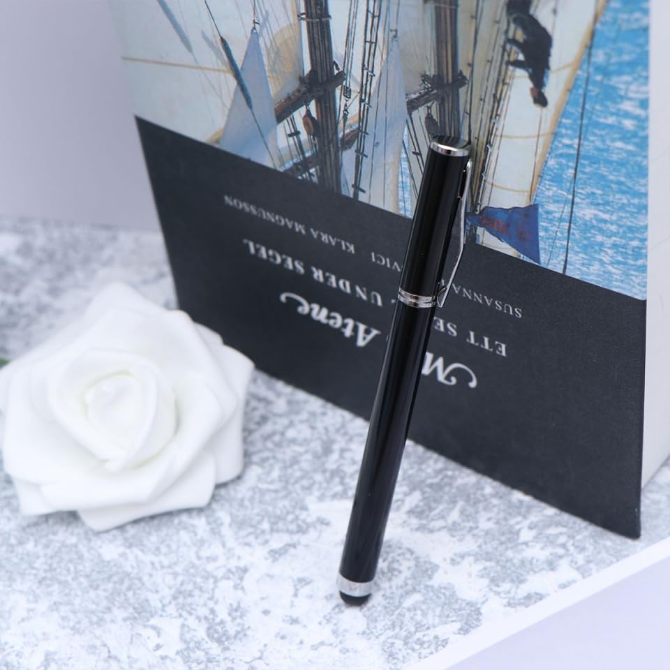 NOLITOY Capacitive Stylus Pen for Touch Screens High Precision and Sensitivity Stylus Pen for Phone Computer Black Writing Tool Metal Black It is Manufactured with Metal Material