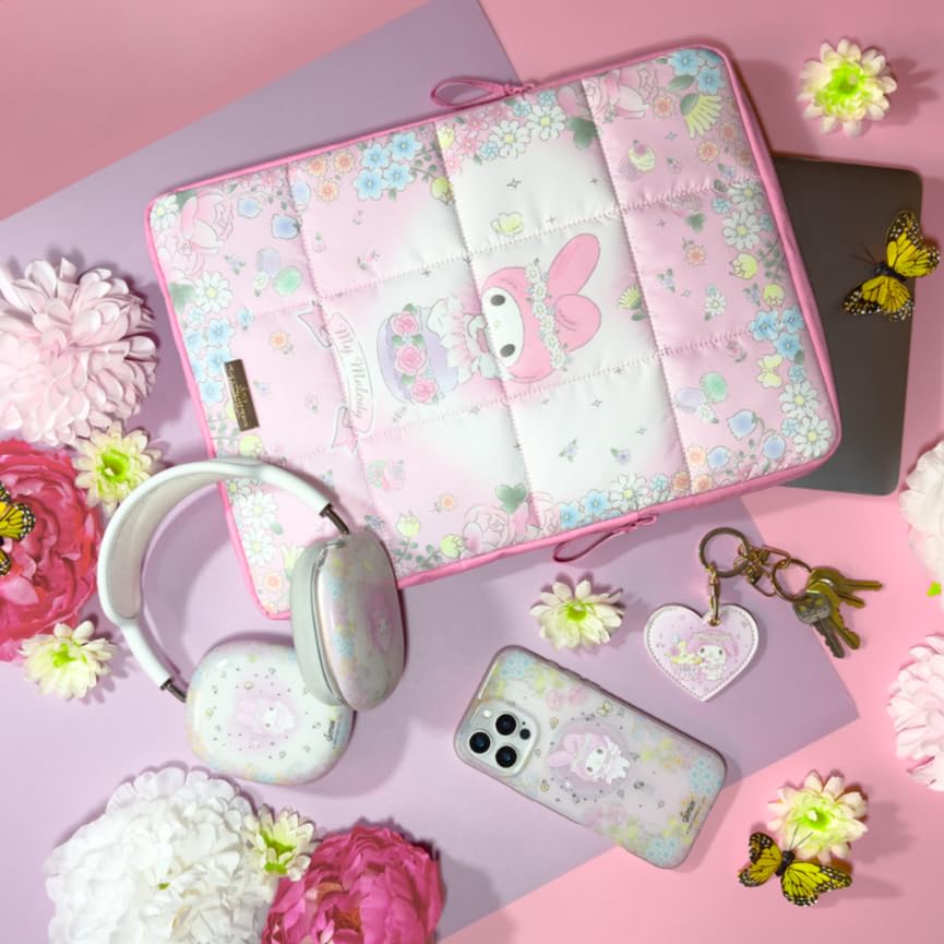 Sonix x Sanrio | Puffy Laptop Sleeve | 15-16 Inch, Quilted Pillow Puffer Laptop Carrying Case, Computer Sleeve | My Melody Fairy 50th Anniversary - color: My Melody Fairy 50th Anniversary