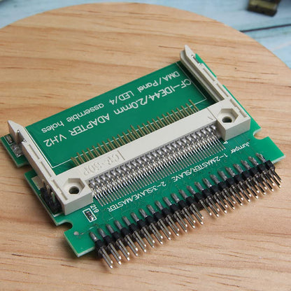 Acxico 2 Pcs CF Card Compact Flash Card to 2.5" IDE 44Pins ATA Converter Adapter for Laptop