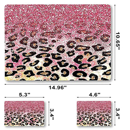 ARTSO 15.6 inch Laptop Notebook Skin Sticker Universal Soft Art Cover Decal Fits 12 13 13.3 14 15 15.4 15.6 inch Laptop Protector,Easy to Apply, Reusable, Pink Leopard Print - color: Pink Leopard Print