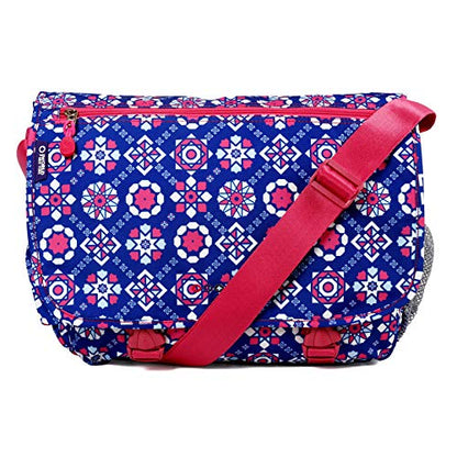 J World New York Terry Messenger Bag for Women Girls School Kids - color: Trinket
