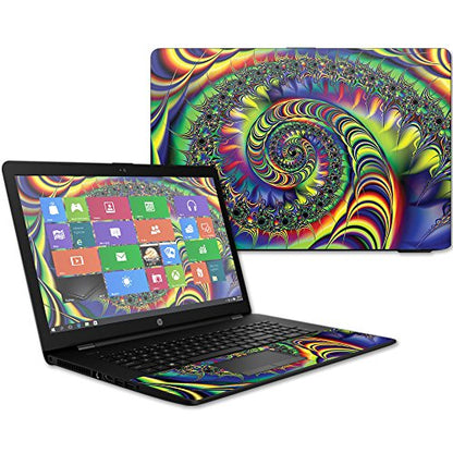 MightySkins Skin Compatible with HP 17t Laptop 17.3" (2017) - Acid | Protective, Durable, and Unique Vinyl Decal wrap Cover | Easy to Apply, Remove, and Change Styles | Made in The USA - color: Acid