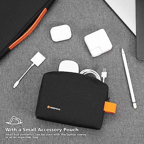 NIDOO 17.3 inch Laptop Sleeve Computer Carrying Case for 17.3" Lenovo Legion 5 / 5i / IdeaPad L340 / HP Gaming Pavilion 17 / Envy Laptop 17 / Acer Chromebook 317 / Asus ZenBook Pro 17 / Dell G7 17 - color: Black, size: 17.3 Inch