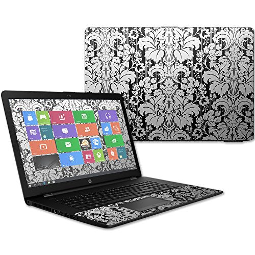MightySkins Skin Compatible with HP 17t Laptop 17.3" (2017) - Floral Retro | Protective, Durable, and Unique Vinyl Decal wrap Cover | Easy to Apply, Remove, and Change Styles | Made in The USA - color: Floral Retro