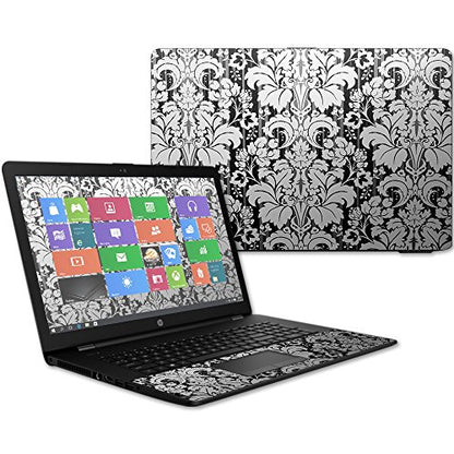 MightySkins Skin Compatible with HP 17t Laptop 17.3" (2017) - Floral Retro | Protective, Durable, and Unique Vinyl Decal wrap Cover | Easy to Apply, Remove, and Change Styles | Made in The USA - color: Floral Retro