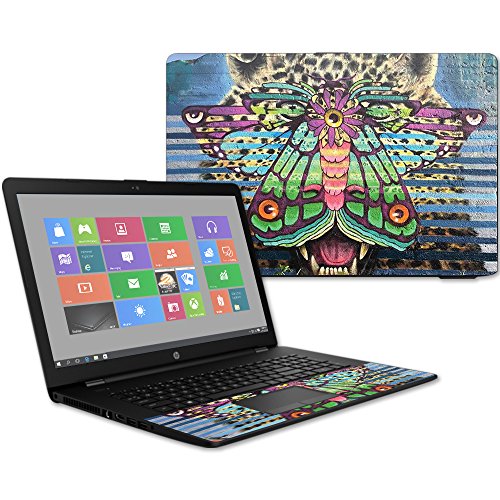 MightySkins Skin Compatible with HP 17t Laptop 17.3" (2017) - Jaguar Moth | Protective, Durable, and Unique Vinyl Decal wrap Cover | Easy to Apply, Remove, and Change Styles | Made in The USA - color: Jaguar Moth