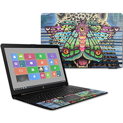 MightySkins Skin Compatible with HP 17t Laptop 17.3" (2017) - Jaguar Moth | Protective, Durable, and Unique Vinyl Decal wrap Cover | Easy to Apply, Remove, and Change Styles | Made in The USA - color: Jaguar Moth