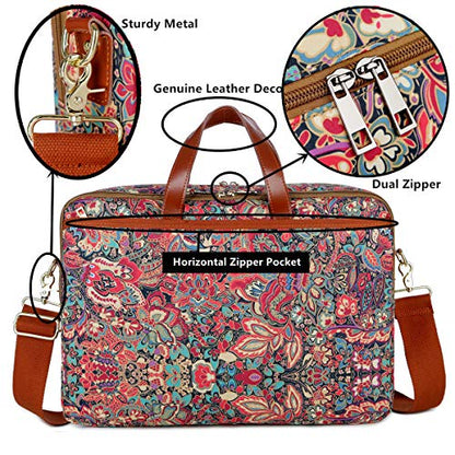 Baosha Multicoloured 17inch Laptop Computer Bag Messenger Bag Briefcase for Women BC-07 - color: Hs