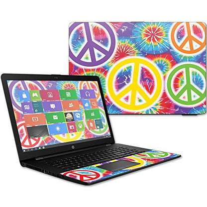 MightySkins Skin Compatible with HP 17t Laptop 17.3" (2017) - Peaceful Explosion | Protective, Durable, and Unique Vinyl Decal wrap Cover | Easy to Apply, Remove, and Change Styles | Made in The USA - color: Peaceful Explosion