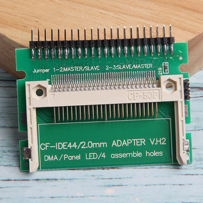 Acxico 2 Pcs CF Card Compact Flash Card to 2.5" IDE 44Pins ATA Converter Adapter for Laptop