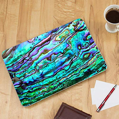 Custom Fit Made to Order Laptop Notebook Skin Vinyl Sticker Cover Decal Fits 13.3" 14" 15.6" 16" Laptops|Abalone Ripples Green Blue Purple Shells - color: Style 10