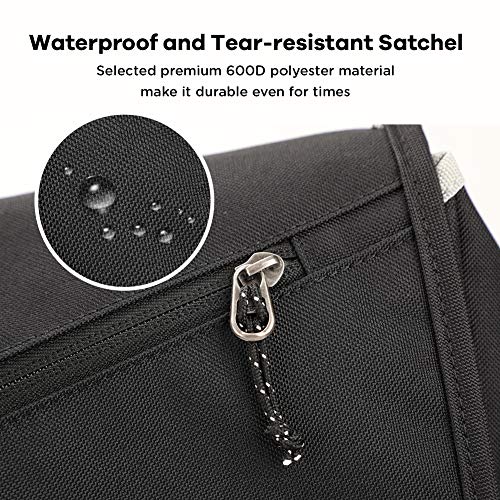 OIWAS Messenger Bag for Men, 15.6 Inch Laptop Crossbody Bags Women Casual Satchel Shoulder Bag College Travel Office Briefcase - color: Black, size: 15.6 Inch
