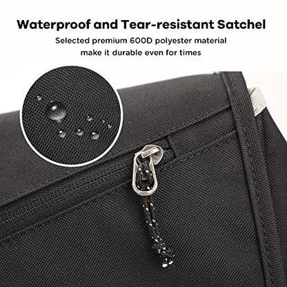 OIWAS Messenger Bag for Men, 15.6 Inch Laptop Crossbody Bags Women Casual Satchel Shoulder Bag College Travel Office Briefcase - color: Black, size: 15.6 Inch