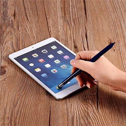 Universal Touch Screen Pen Replacement Stylus for Tablet s6 lite with 2 Replacement Tips Dark Blue Styli Pencil Compatible for Cell Phones Tablets Laptops Android Devices