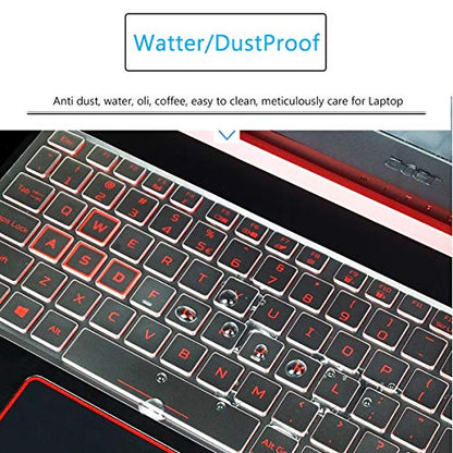 Keyboard Cover for Acer Nitro 5, Nitro 16, Nitro 17, Predator Helios 300 PH315-55/54/53/52 PH317-53/54, Nitro 5 AN515-58/57/56/54/55/45/43/44 AN517-54/53/51/52(Not Fit Nitro V15 V16, PH16-72 PH18-72) - color: TPU