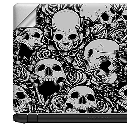 It's A Skin 15.6 inch Laptop Notebook Skin Vinyl Sticker Cover Decal Universal fit for 15.6" (May Require Trimming) HP Lenovo Apple Mac Dell Compaq Asus Acer/Skulls n Roses Black White Screaming