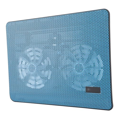 Laptop Cooling Pad, Fan Laptop Cooler Stand with Low Noise for Gaming 17in, Premium Metal Mesh Ergonomic Design Portable Cooling Fan for Office Home Travel