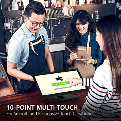 ViewSonic TD2760 27 Inch 1080p 10-Point Multi Touch Screen Monitor with Advanced Ergonomics RS232 HDMI and DisplayPort - style: 27-Inch
