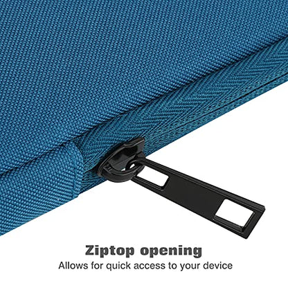 MoKo 9-11 Inch Tablet Sleeve Bag Padded Protetive Carrying Case | Fits New 11inch iPad Air M4, iPad A16 2025, iPad Pro 11 M4, Air 5/4/3, iPad 10/9/8th Gen, Tab S8/S9 11", Peacock Blue - color: Peacock Blue, size: 9-11 inch