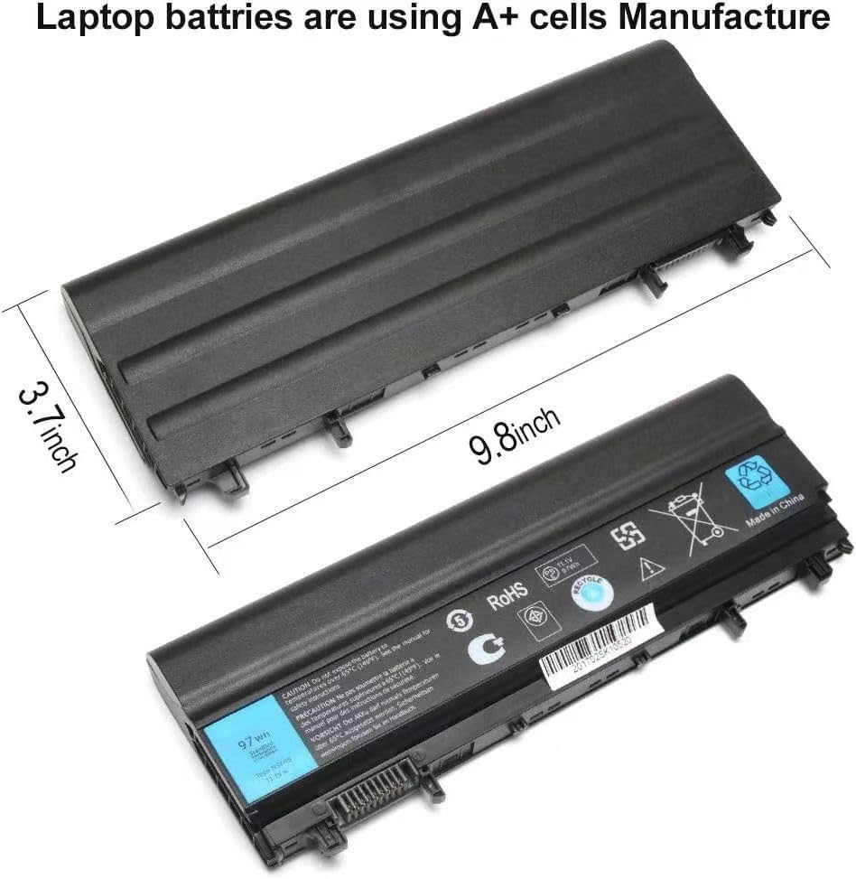 LQM 11.1V 97Wh New Laptop N5YH Battery for Dell Lattude E5540 E5440 | Compatble P/N: 312-1351 VXMC WONF NSYHe OM7T5 FOKBHC 1N9C0 7WBKO VVONF F49WX NVWGM CXF66 WGCW6 - color: NSYH9