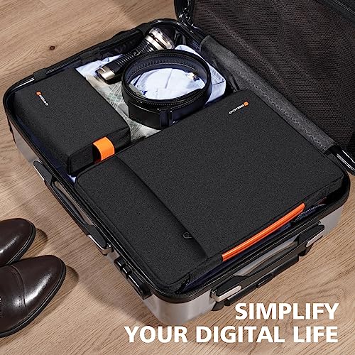 NIDOO 17.3 inch Laptop Sleeve Computer Carrying Case for 17.3" Lenovo Legion 5 / 5i / IdeaPad L340 / HP Gaming Pavilion 17 / Envy Laptop 17 / Acer Chromebook 317 / Asus ZenBook Pro 17 / Dell G7 17 - color: Black, size: 17.3 Inch