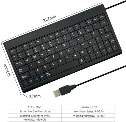 CUQI USB Mini Keyboard,DIY Experiment Mini Keyboard Gaming,USB Interface for Android TV Box,Windows PC,Raspberry Pi,Windows 10/8/7