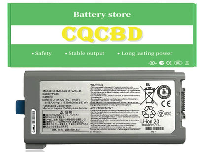 CQCBD CF-VZSU46 Laptop Battery for Panasonic Toughbook CF-30 CF-31 CF-53 MK1 MK2 MK3 MK4 CF30 CF31 CF53 CF-VZSU46R CF-VZSU71U CF-VZSU72U CF-VZSU1430U CF-VZSU46U CF-VZSU46S CF-VZSU46AU (87Wh 9Cells)