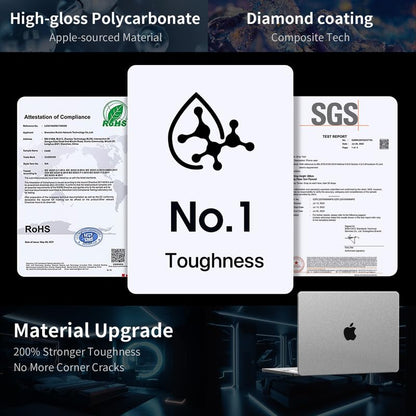 Soonjet for MacBook Air 13 inch Case M5 M4 M3 M2 2026-2022 Laptop Cover | Invisible Armor, Clear Matte, Protective Hard Shell, Ultra Thin, Anti Fingerprint & Crack, Scratch Resistant, Close Seamless - color: Matte Clear