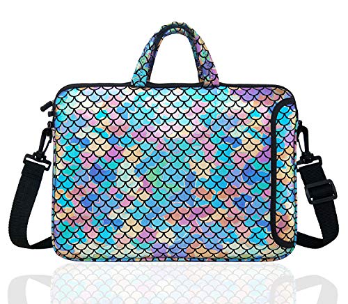 17.3-Inch Laptop Shoulder Carrying Bag Case Sleeve For 17" 17.3 inch HP DELL (Colorful) - color: Colorful