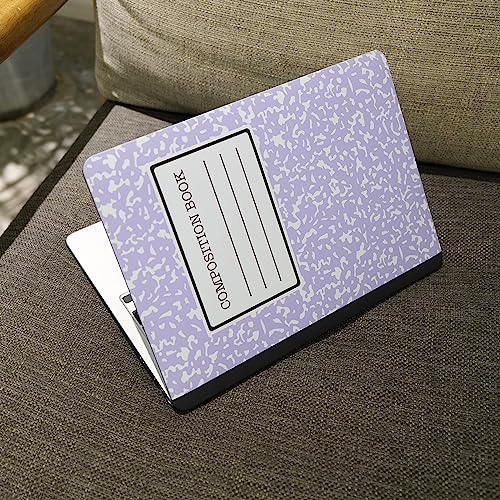 MEEgoodo Case for M5/M4/M3/M2 MacBook Air 15 inch Case 2026 2025 2024 2023, Laptop Shell Fit Model (A3448/A3241/A3114/A2941) for MacBook Air 15.3-inch, Composition Book Purple - color: Composition Book Purple