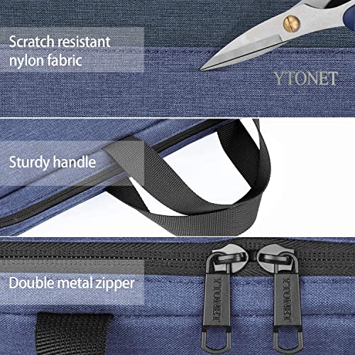 Ytonet 14 Inch Laptop Sleeve, TSA Water Resistant Laptop Case with Handle | Compatible with MacBook HP Dell Lenovo Asus Notebooks, Computer Carrying Case, Protective, Gift for Men Women, Dark Blue - color: Dark Blue, size: 14 in