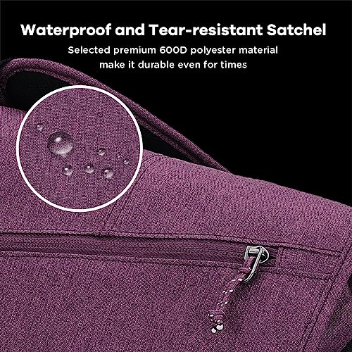 OIWAS Messenger Bag for Women, 15.6 Inch Laptop Crossbody Bags Men Casual Satchel Shoulder Bag College Travel Office Briefcase - color: Purple, size: 15.6 Inch