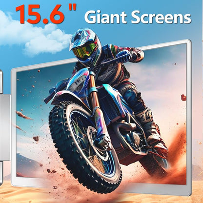 15.6" Laptop Screen Extender for Triple Display - FHD 1080P Portable Monitor For Laptop - Compatible with MacOS/Windows/Android - USB C Detachable Plug & Play Extended Screen for 12-17" Laptops