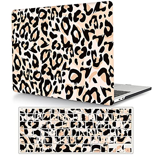 Protective Case Compatible with MacBook Pro 13 inch with CD-ROM Model: A1278(Old Version 2012/2011/2010/2009/2008), Plastic Hard Shell Case Cover & Keyboard Cover Skin - Leopard - color: Leopard 2, size: A1278(Pro 13 w/CD-ROM 2008-2012)