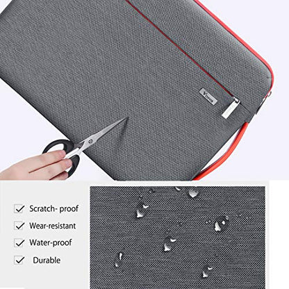 Voova Laptop Sleeve Case 15.6 16 Inch with Handle, 360° Protective Waterproof Slim Computer Bag Cover Compatible with MacBook Pro M2/M3/M4 16, HP Acer Lenovo Yoga ThinkPad Asus Laptop, Grey - color: Grey, size: 15.6-16 Inch