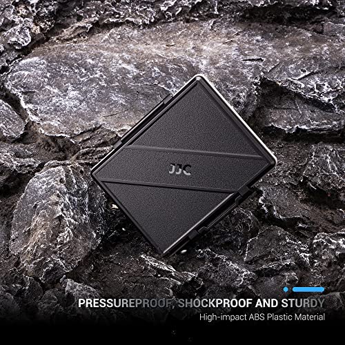 [High Capacity] 54 Slots Memory Card Case for 36 Micro SD and 18 SD Cards with Labels,Water-Resistant Anti-Shock Anti-Dust,Micro SD/SDHC/SDXC TF Card and SDHC/SDXC Holder Organizer Storage | Water-Resistant Anti-Shock Anti-Dust, Micro SD/SDHC/SDXC TF Card