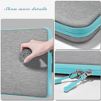 Hseok Laptop Case 13 Inch Sleeve Compatible with MacBook Neo 13, MacBook Air Pro 13 M5/M4/M3/M2/M1, iPad Pro Air 12.9" 13", XPS 13, Protective Computer Bag with Side Pocket & Dual Zippers,L02G02 - color: L02G02, size: 13"