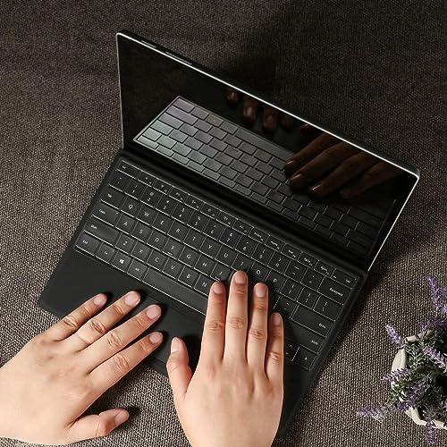 Keyboard Cover for 2024-2026 Surface Laptop 13.8"/15", Clear TPU US Layout | Keyboard Protector Skin, Ultra-Thin, High Transparency, Backlit Clear, Anti-Fingerprint, Soft TPU, Precise Fit 7/8th Edition