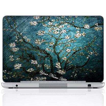 Custom Design Personalized Laptop Skin Sticker Cover Art Decal, Customize with Your Name or Text (12 Inch, Almond Blossoming) - color: Van Gogh Almond Blossoming, size: 12 Inch